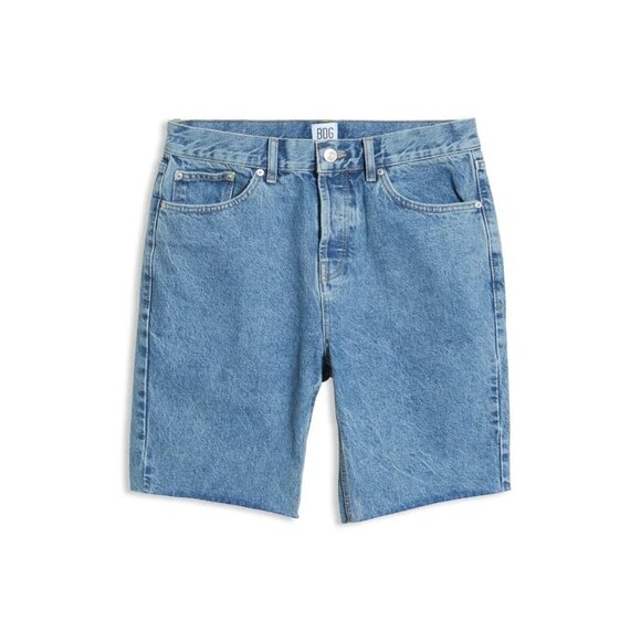 BDG Urban Outfitters Mens Button Fly Denim Raw Hem Dad Jean Shorts Sz 32 New - Picture 9 of 11
